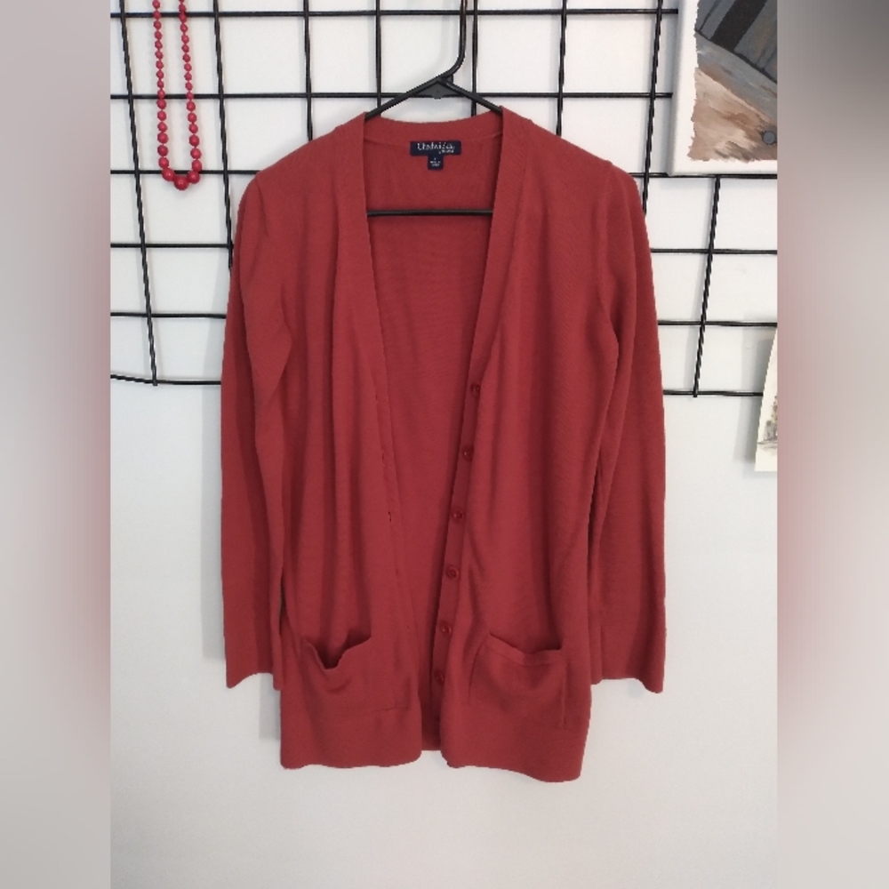Burnt Orange Cardigan